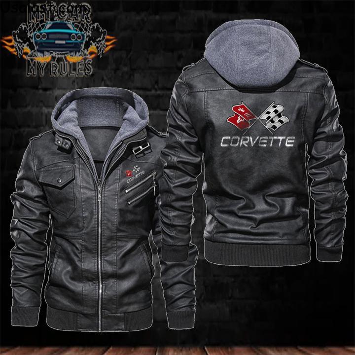 Corvette C3 Leather Jacket - USALast