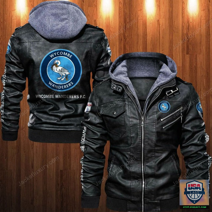Wycombe Wanderers F.C Leather Jacket - HVsun