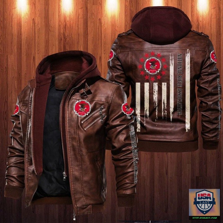 National Rifle Association Leather Jacket - HVsun
