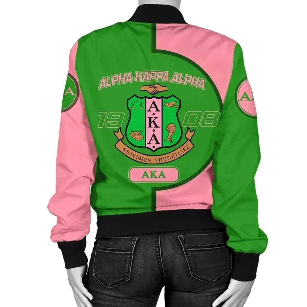 Sorority Jacket - AKA Bomber Jacket - Cycle Style