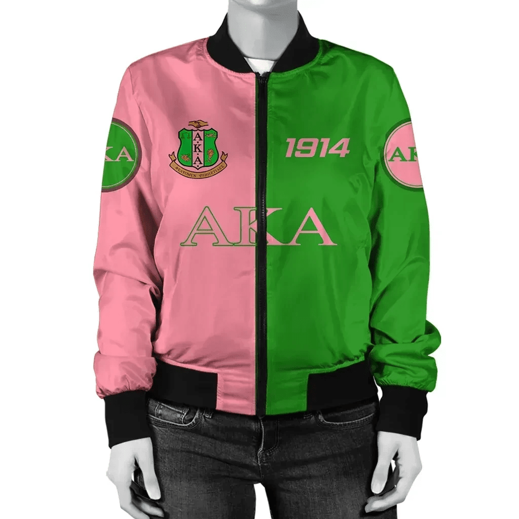 Sorority Jacket - AKA Bomber Jacket - Cycle Style