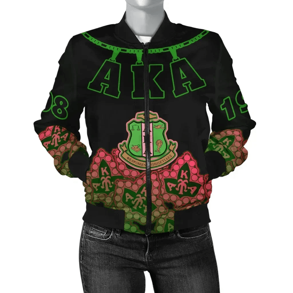 Sorority Jacket - AKA Bomber Jacket - Midu Style