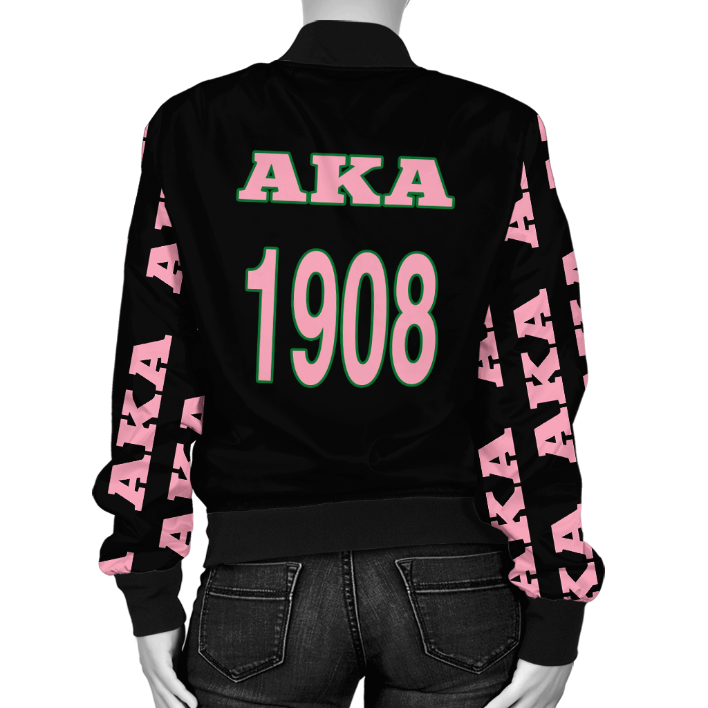 Sorority Jacket - AKA - Nick Style Bomber Jacket