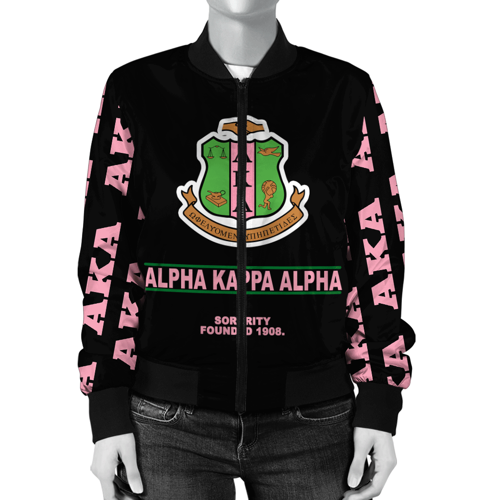 Sorority Jacket - AKA - Nick Style Bomber Jacket