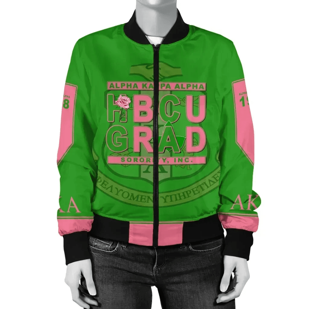 Sorority Jacket - AKA Bomber Jacket Hbcu Style