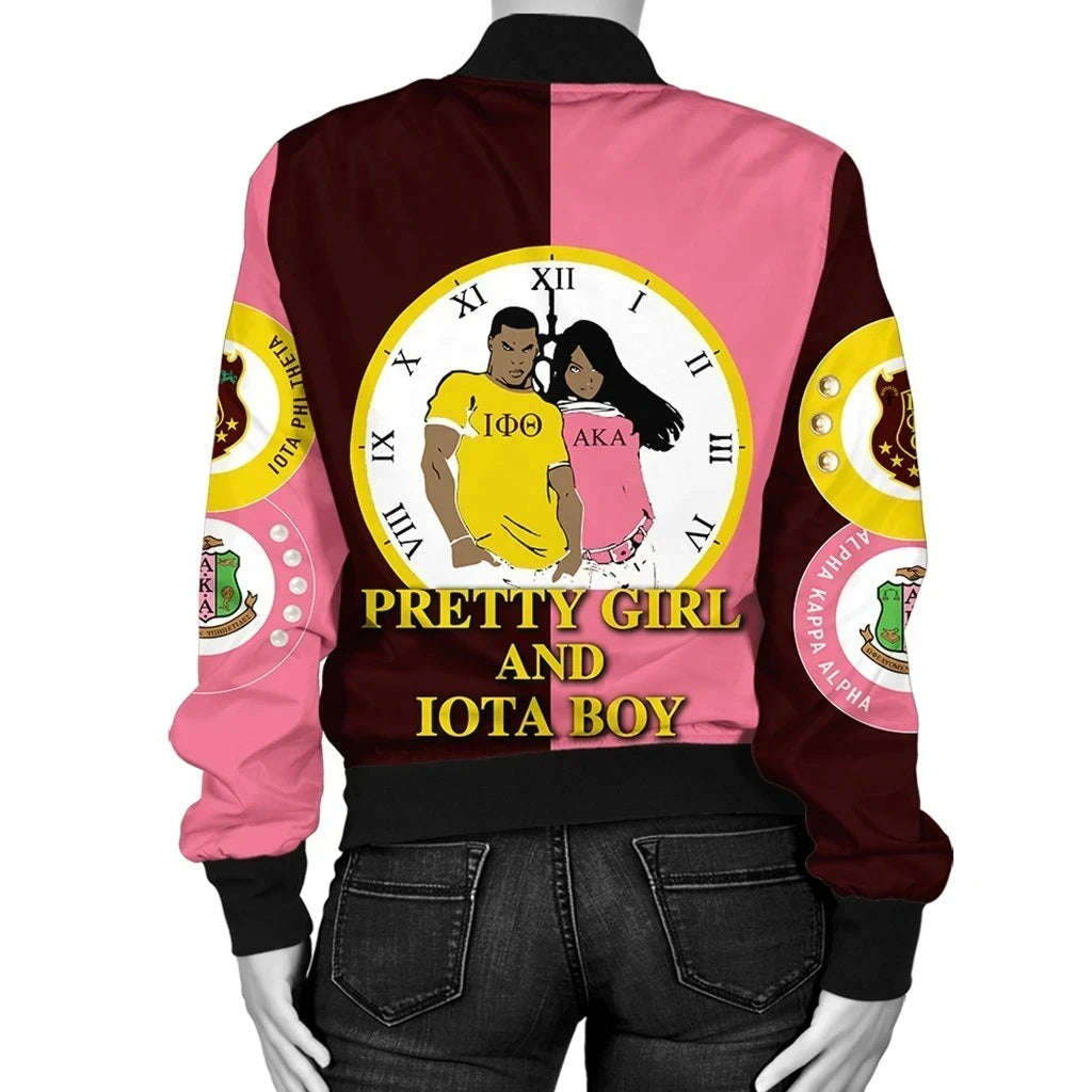 Iota Phi Theta AKA Couple Bomber Jacket