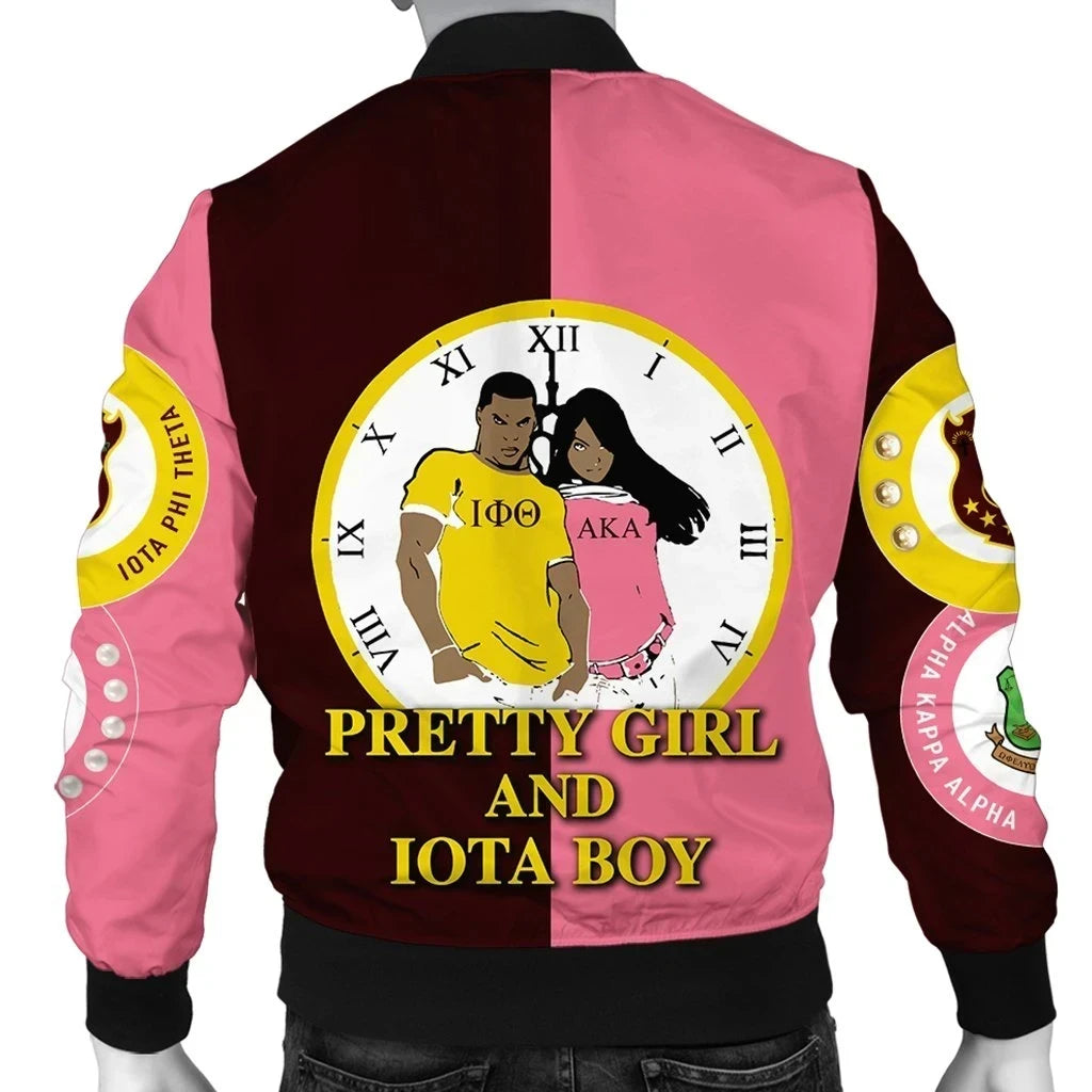 Iota Phi Theta AKA Couple Bomber Jacket