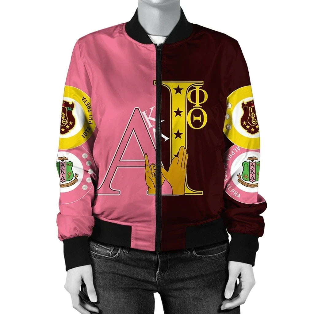 Iota Phi Theta AKA Couple Bomber Jacket