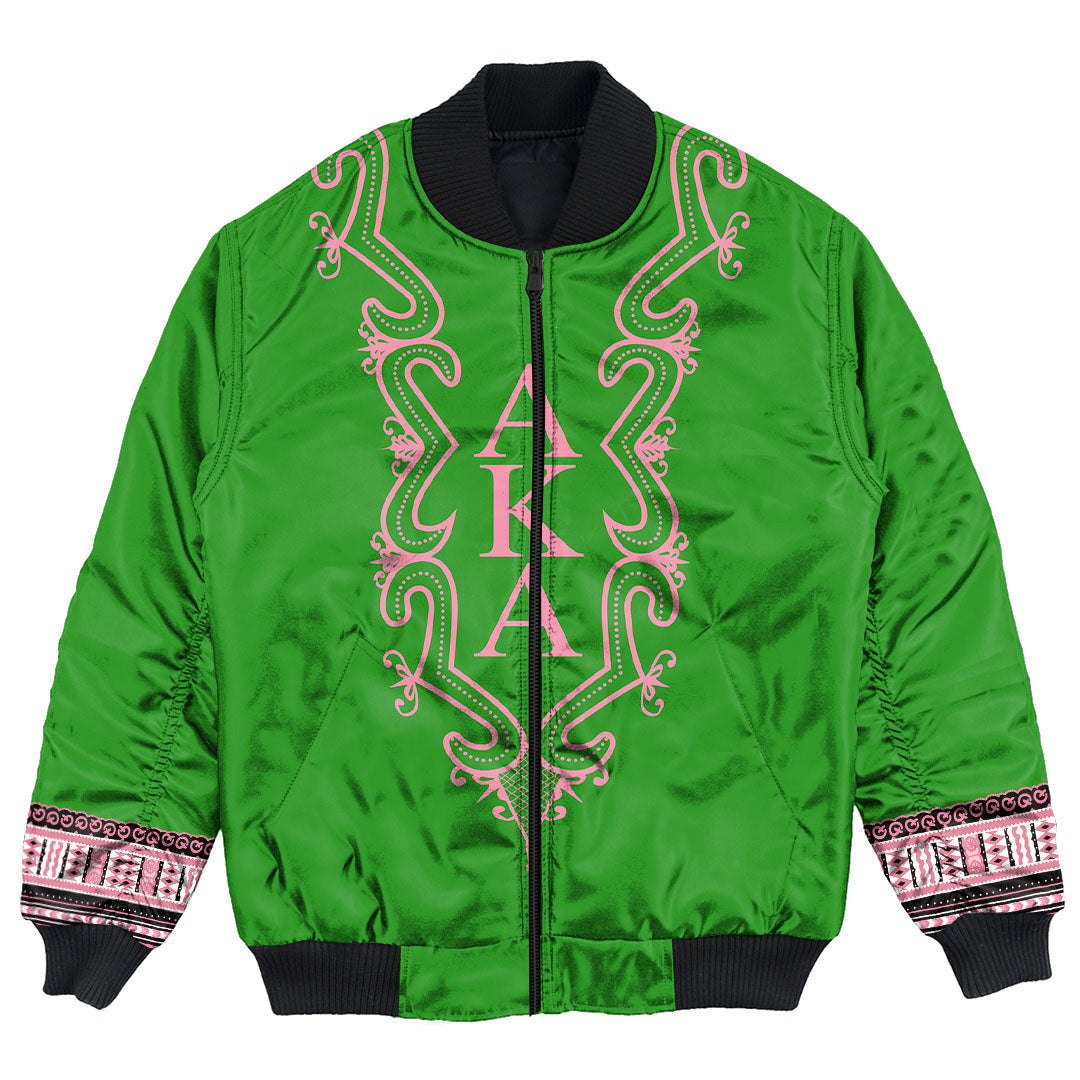 Sorority Jacket - AKA Hye Won Hye Dashiki Bomber Jackets