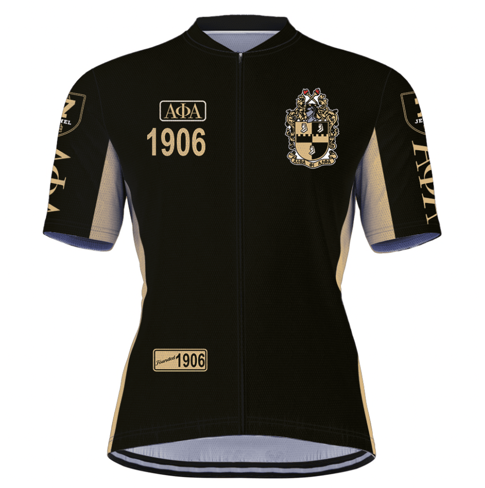 Fraternity Jersey - Alpha Phi Alpha Men Cycling Jersey 1906 Ice Cold Giza
