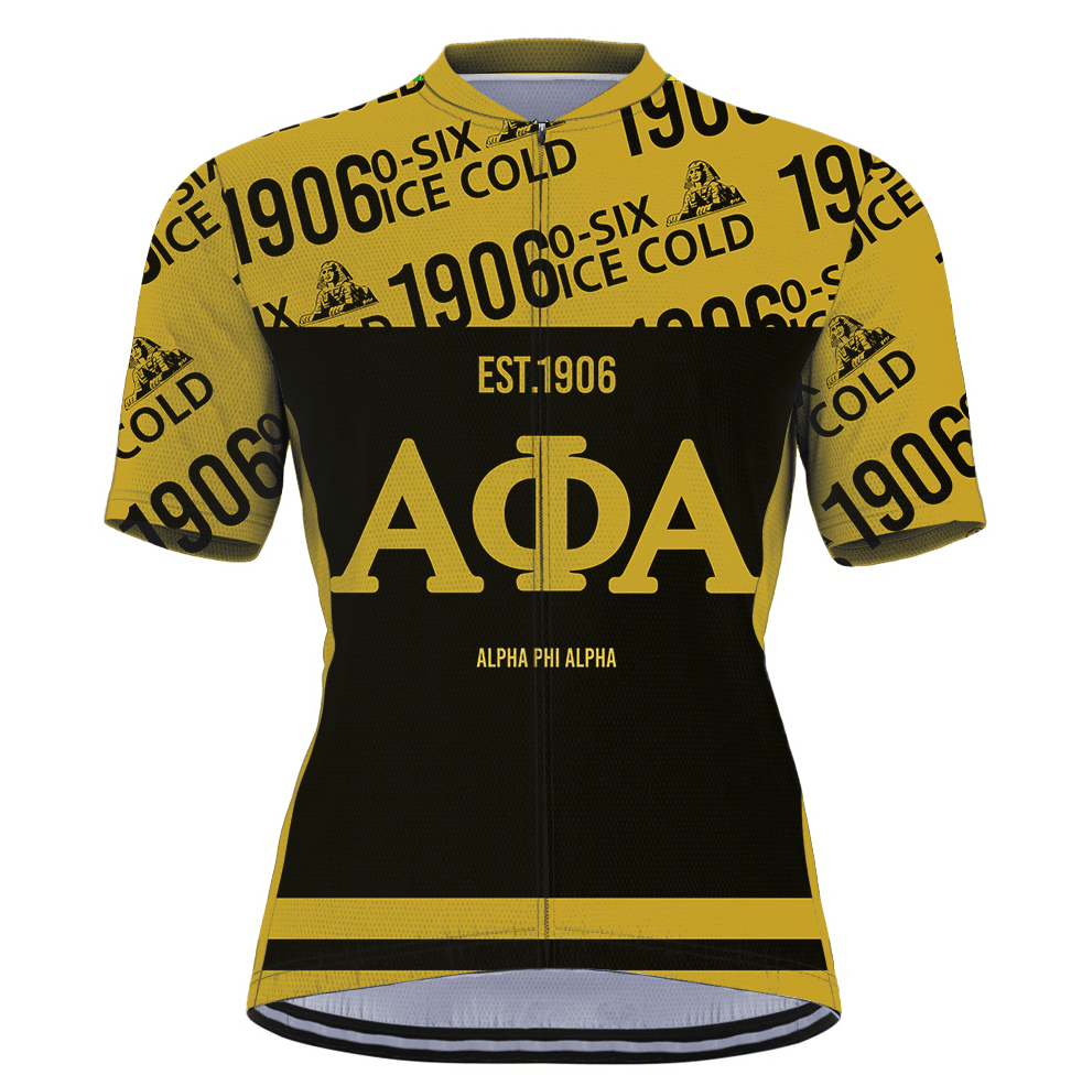 Fraternity Jersey - Apha Phi Alpha Men Cycling Jersey 1906 Ice Cold