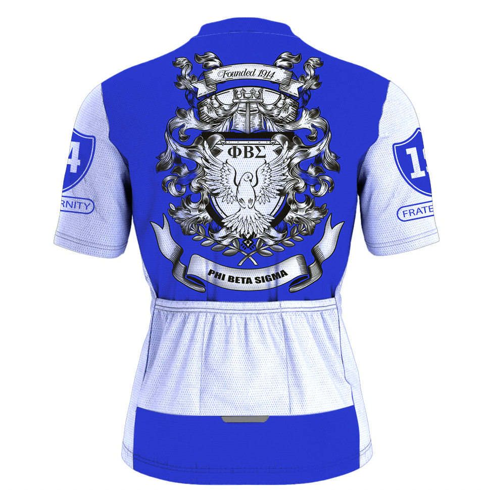Fraternity Jersey - Phi Beta Sigma Men Cycling Jersey Royal