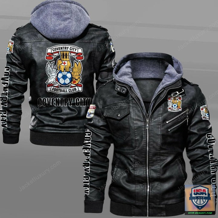 Coventry City F.C Leather Jacket - USALast