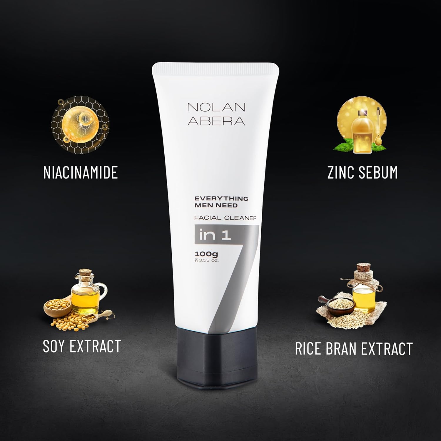 ABERA Nolan Daily Facial Cleanser