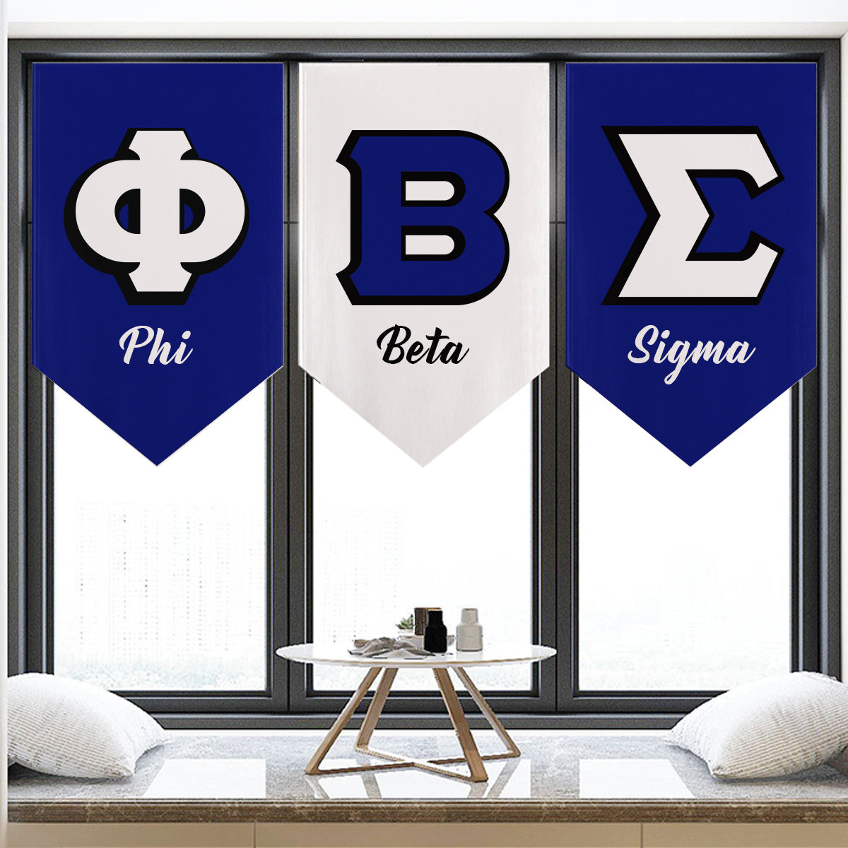 Phi Beta Sigma Greek Letter Pennant