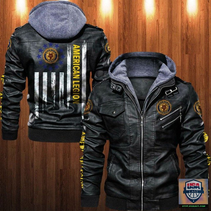 American Legion Leather Jacket - HVsun
