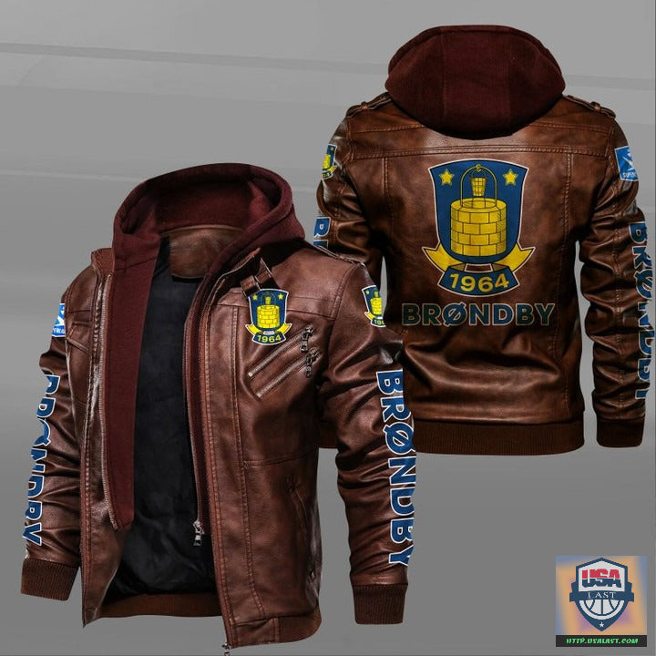Brøndby IF F.C Leather Jacket - HVsun