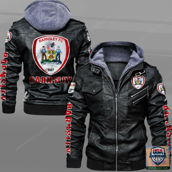Barnsley F.C Leather Jacket - HVsun
