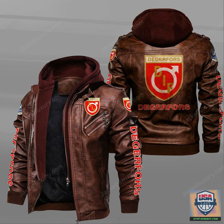 Degerfors IF FC Leather Jacket - USALast