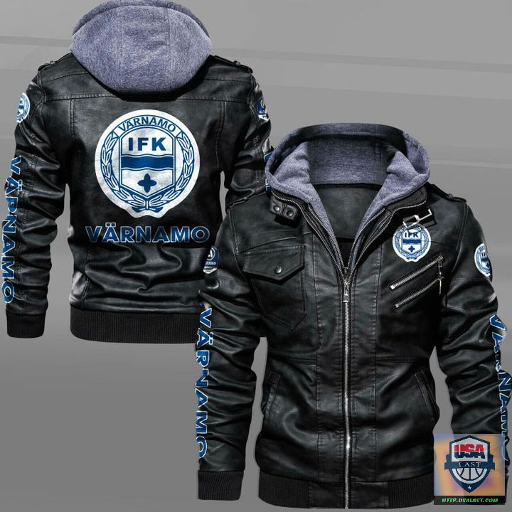 IFK Värnamo FC Leather Jacket - HVsun