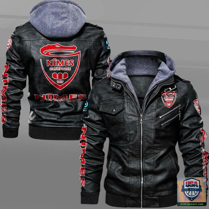 Nimes Olympique Leather Jacket - HVsun