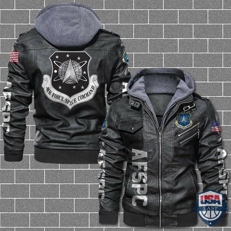 AFSPC Air Force Space Command Leather Jacket - HVsun
