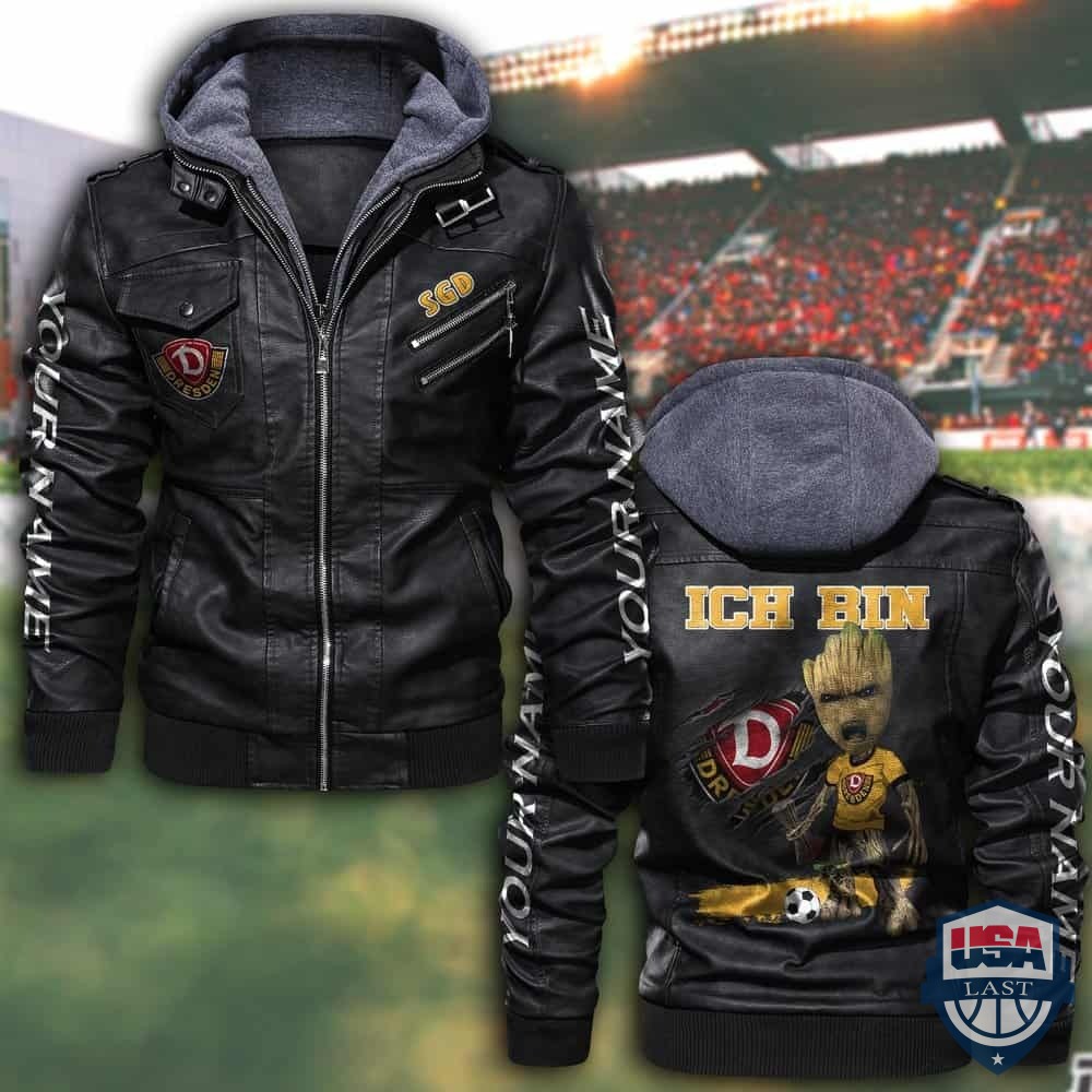 Dynamo Dresden FC Custom Name Leather Jacket - HVsun