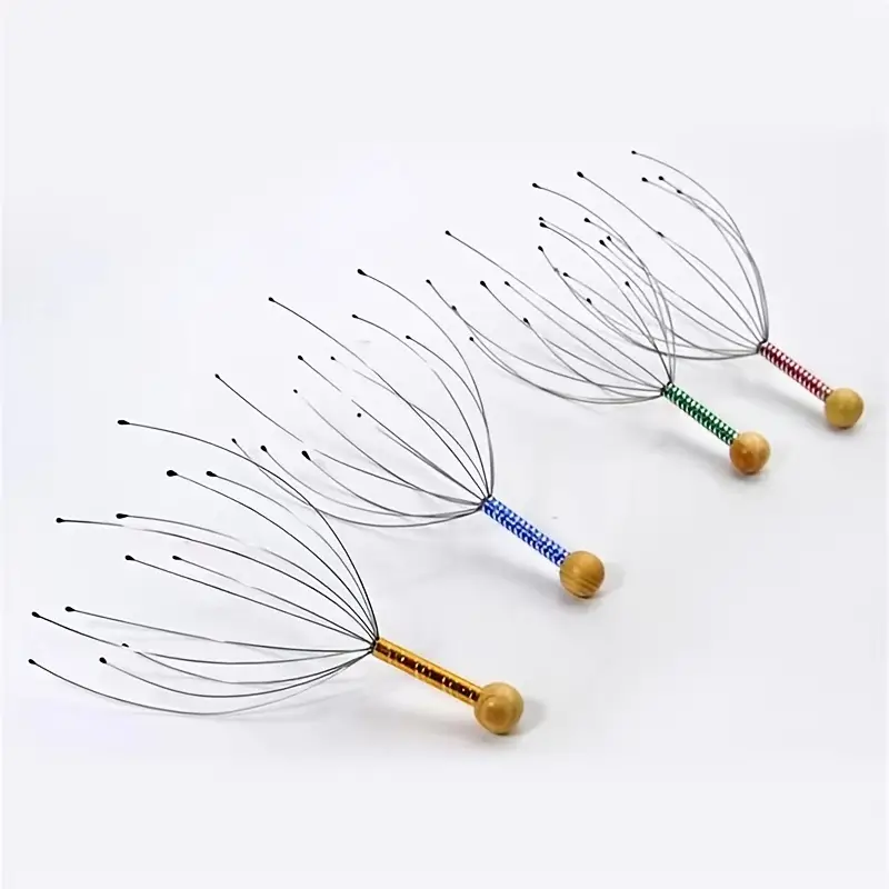 1 pcs Handheld Scalp Massager for Deep Relaxation, Hair Stimulation, and Stress Relief