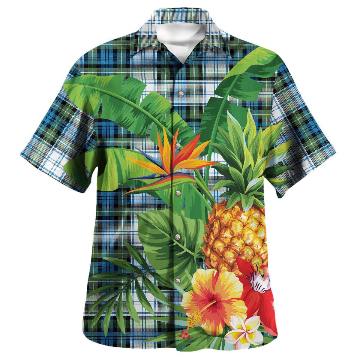 Campbell Dress Ancient Tartan Aloha Shirt version 2