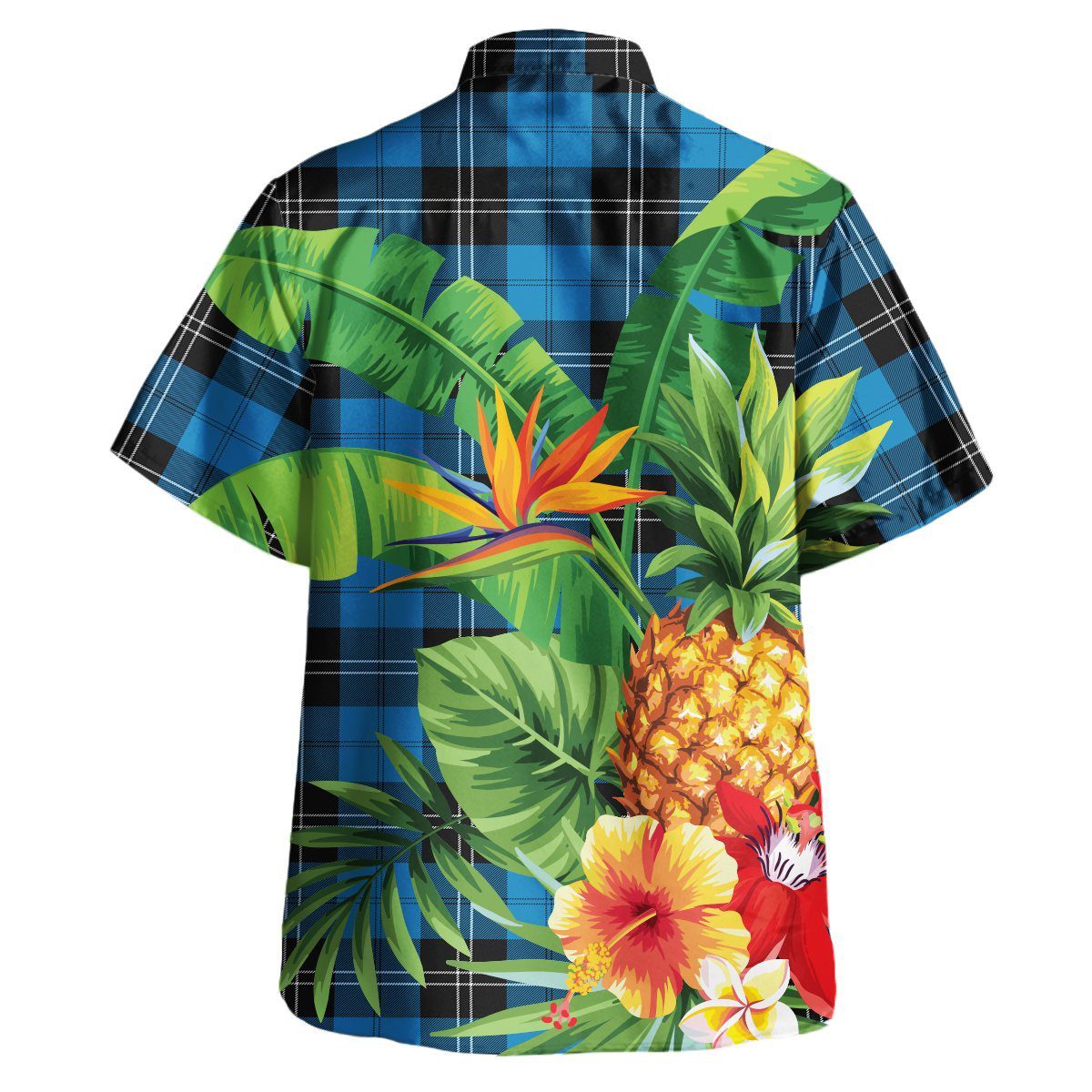 Ramsay Blue Ancient Tartan Aloha Shirt version 2