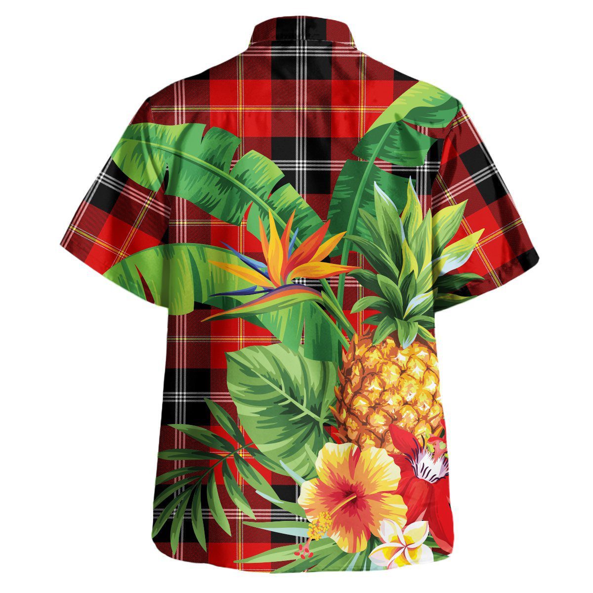 Marjoribanks Tartan Aloha Shirt version 2