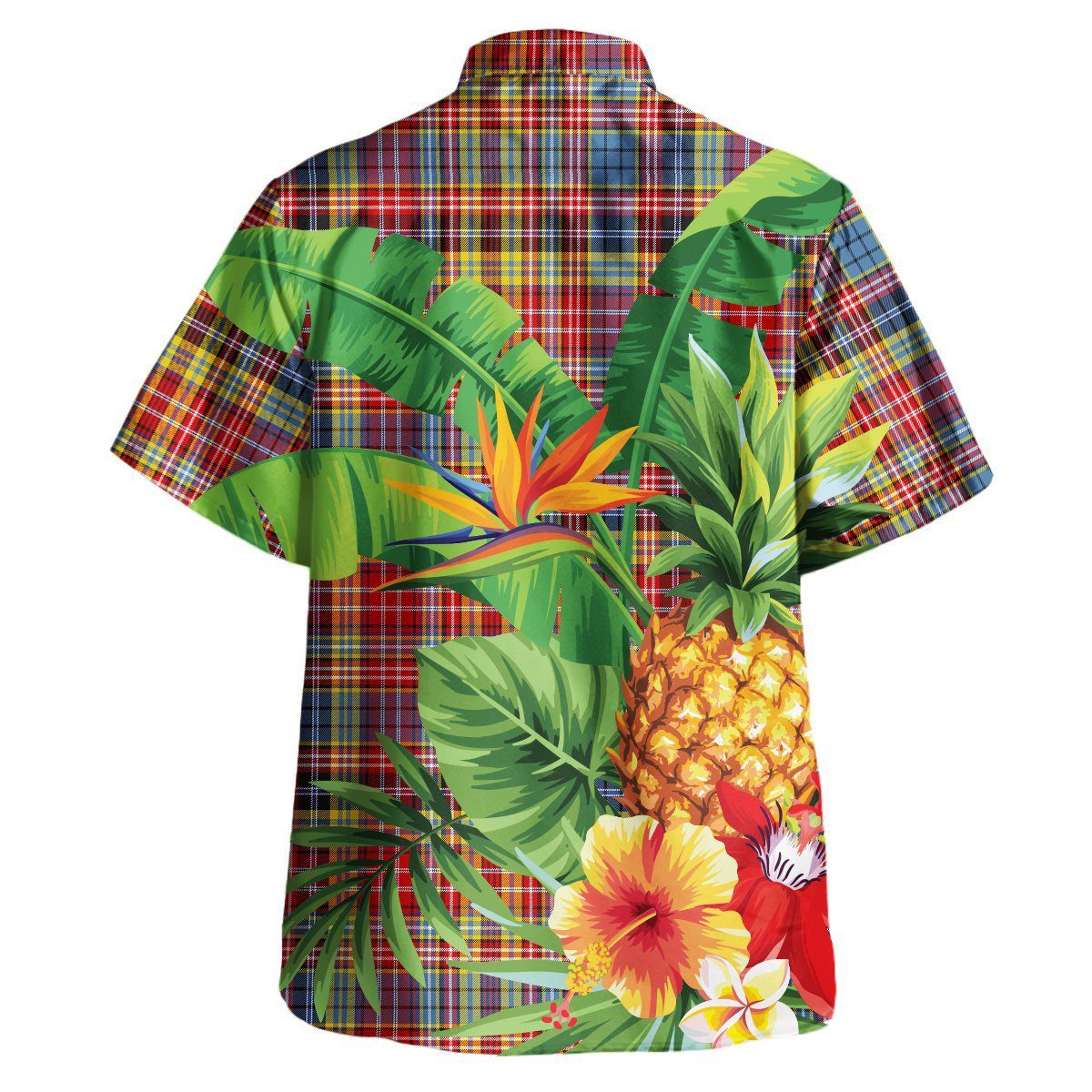 Drummond of Strathallan Tartan Aloha Shirt version 2