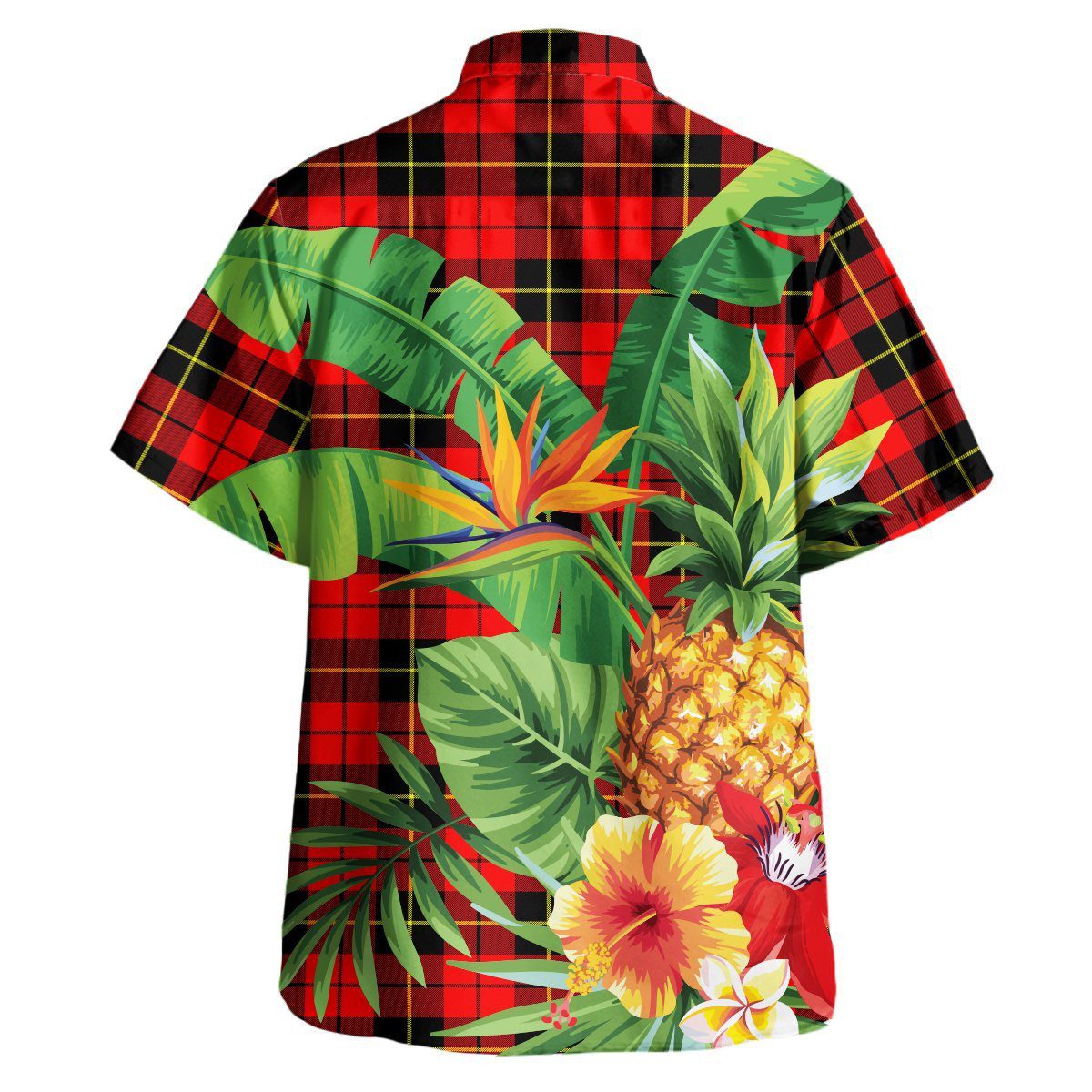 Wallace Hunting – Red Tartan Aloha Shirt version 2