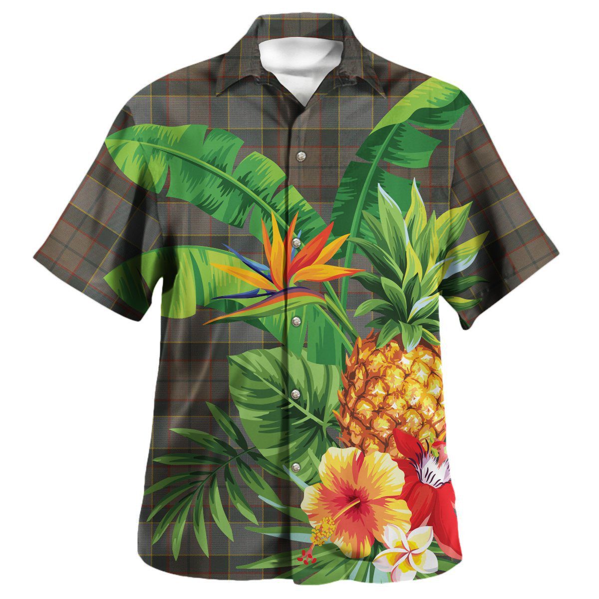Outlander Fraser Tartan Aloha Shirt version 2