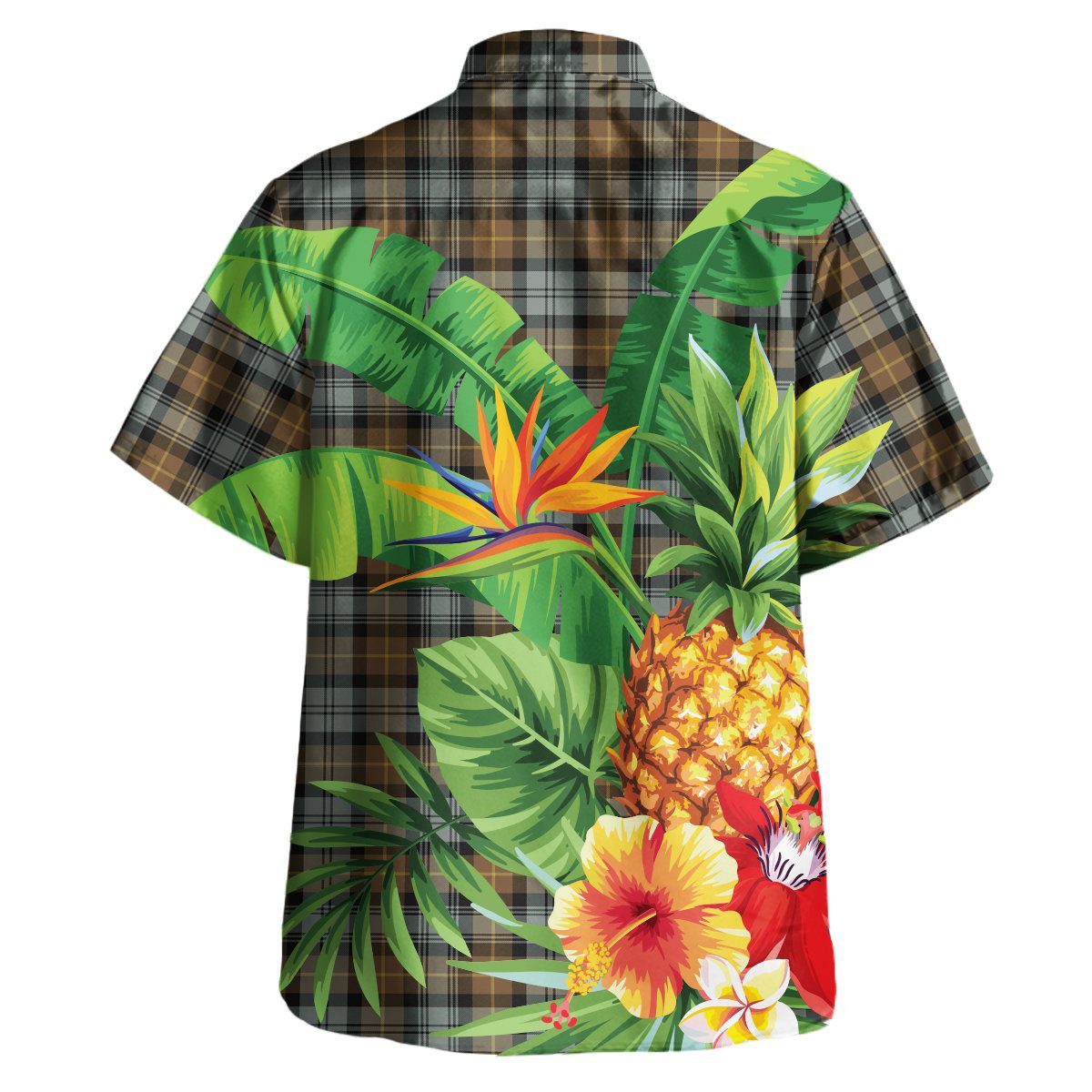 Gordon Weathered Tartan Aloha Shirt version 2