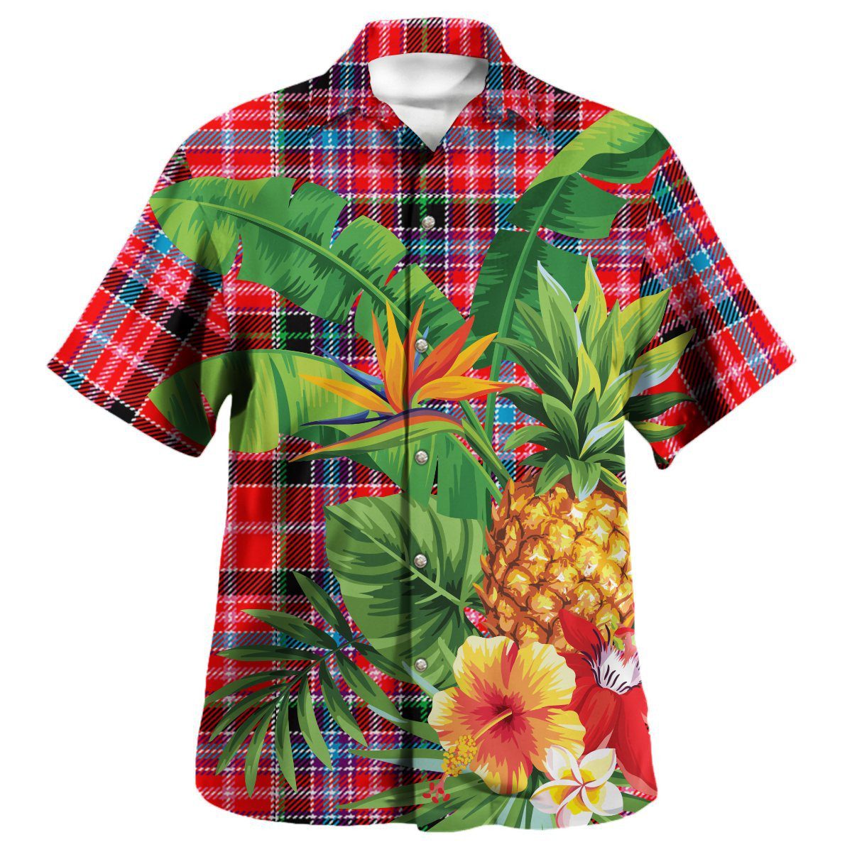 Aberdeen District Tartan Aloha Shirt version 2