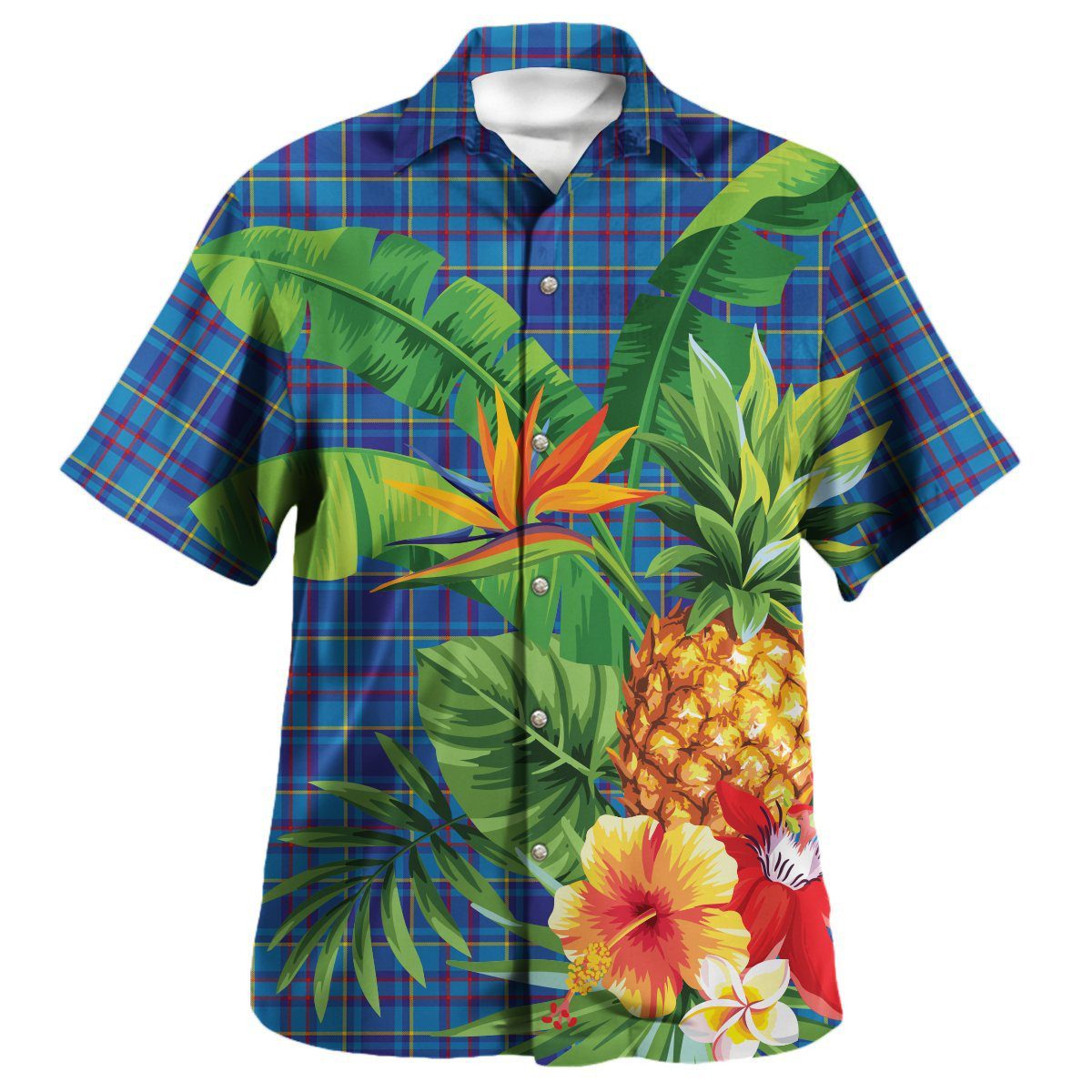 Mercer Modern Tartan Aloha Shirt version 2