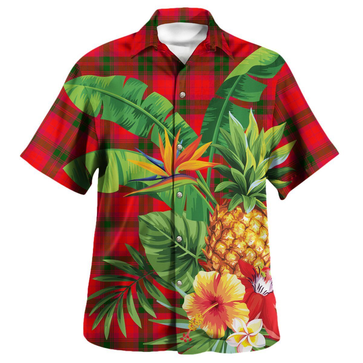 MacNab Modern Tartan Aloha Shirt version 2