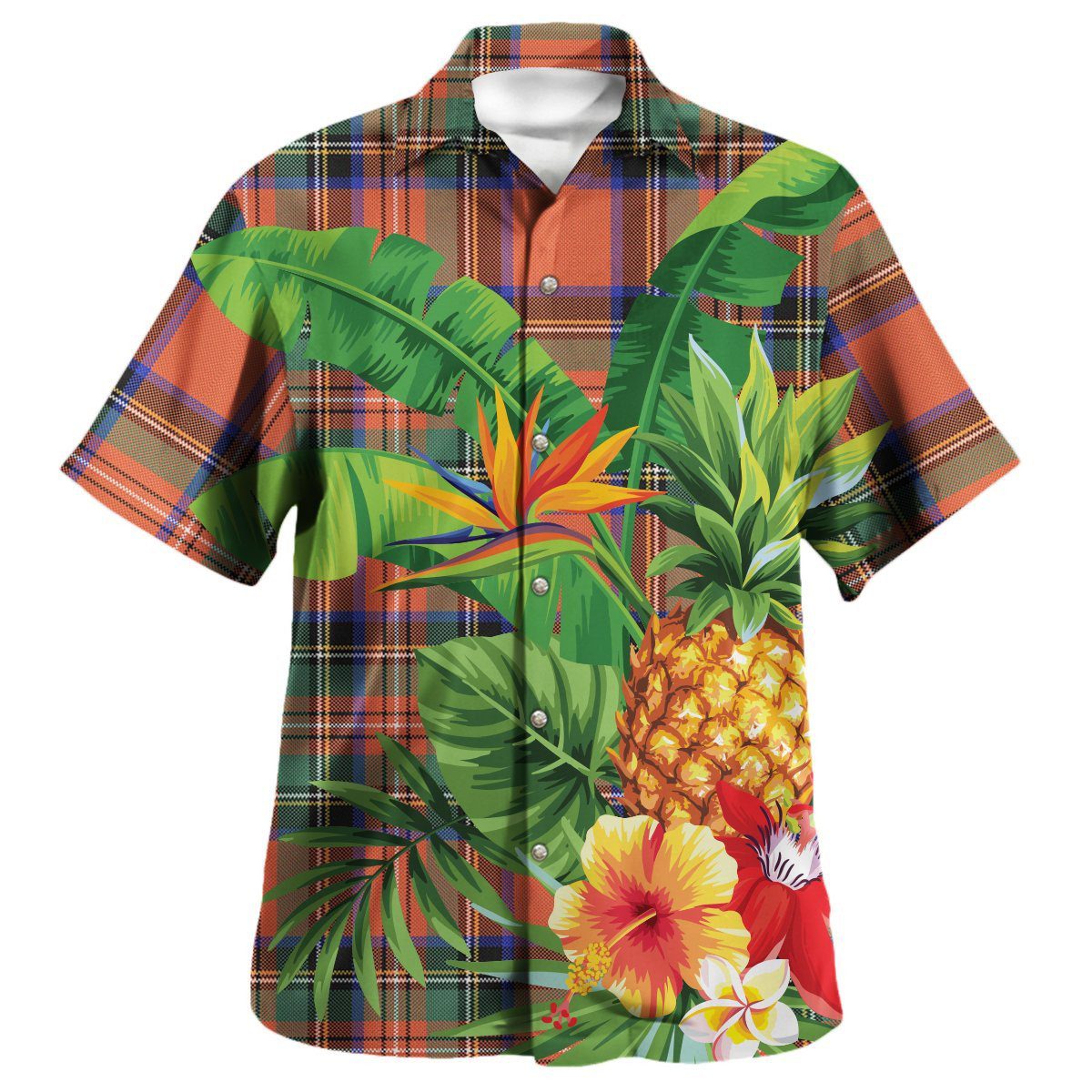 Stewart Royal Ancient Tartan Aloha Shirt version 2