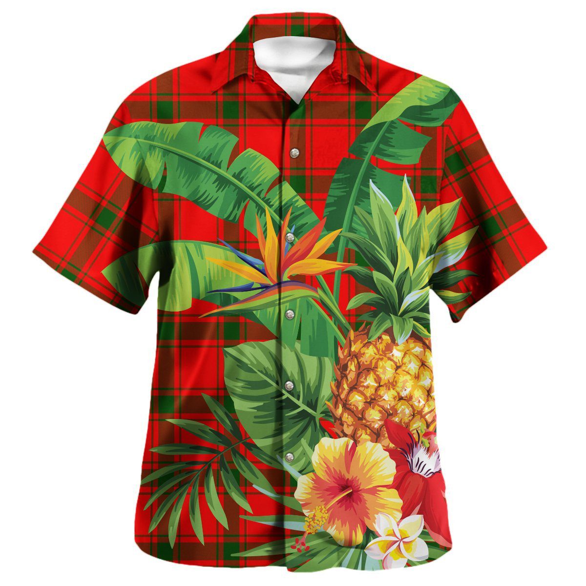 MacDonald of Sleat Tartan Aloha Shirt version 2