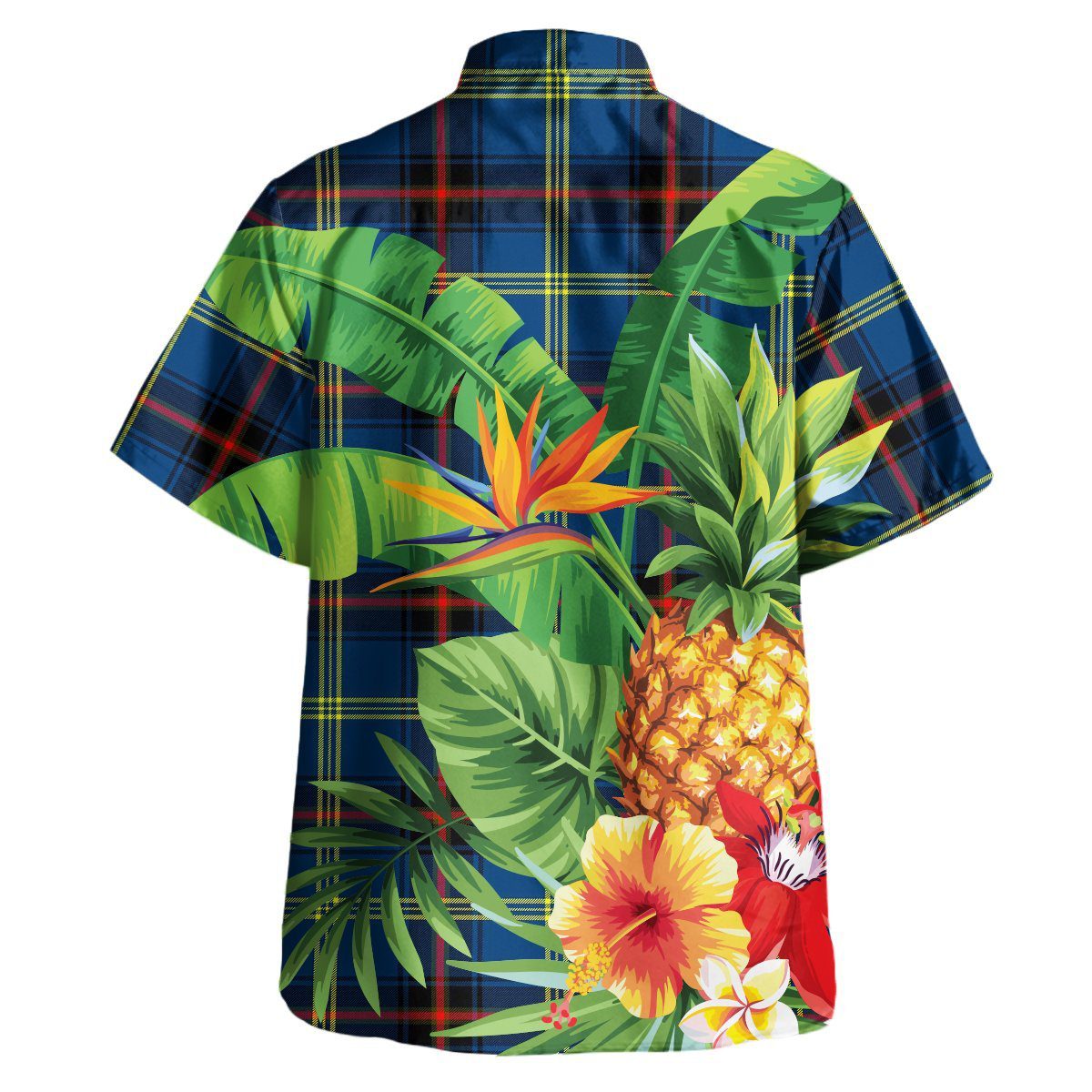 Grewar Tartan Aloha Shirt version 2