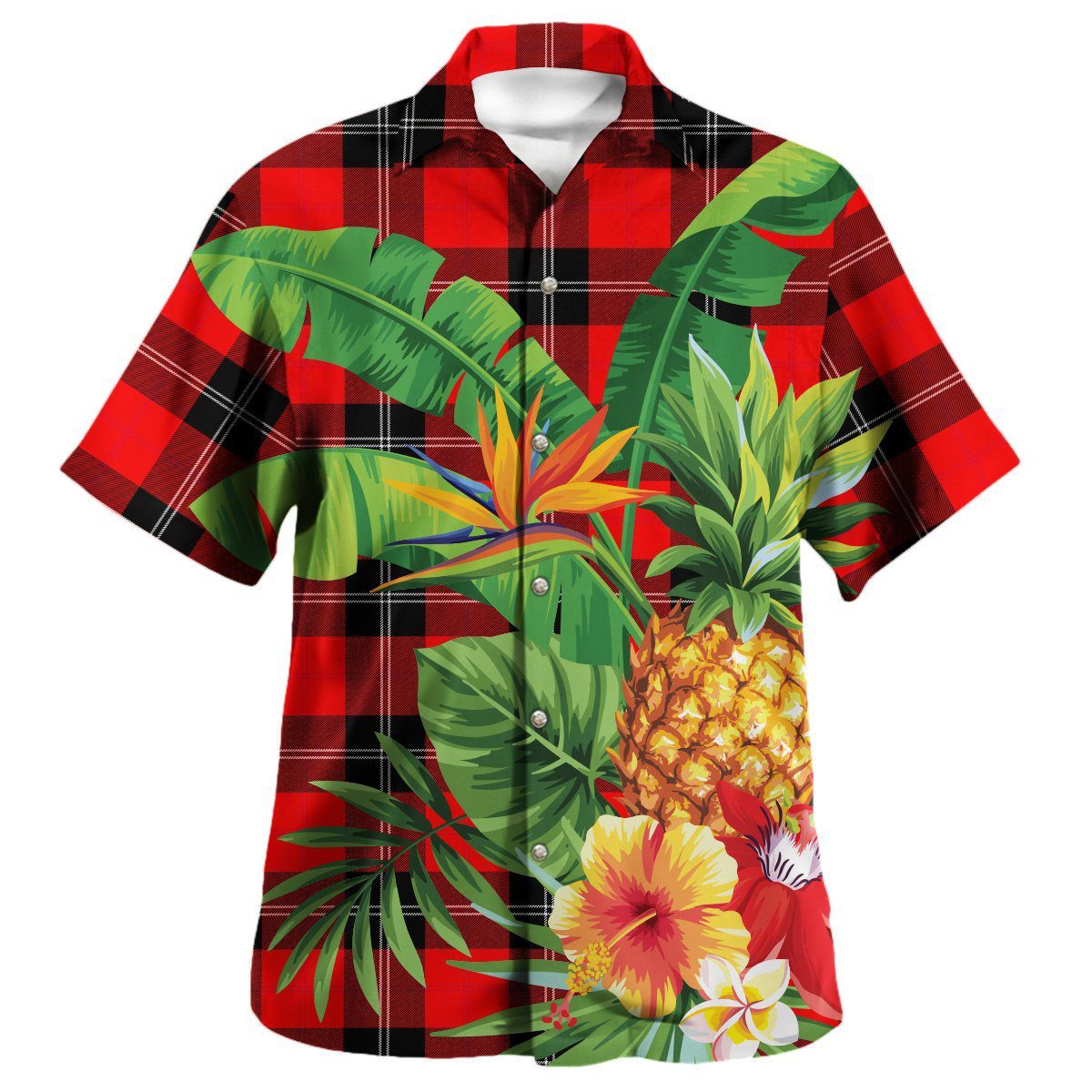 Ramsay Modern Tartan Aloha Shirt version 2