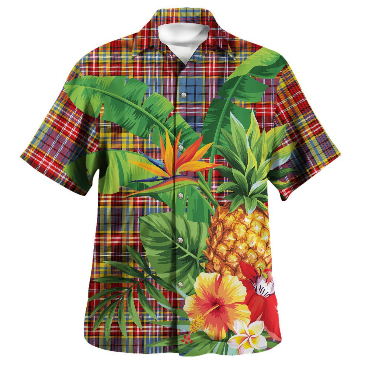 Ogilvie of Airlie Ancient Tartan Aloha Shirt version 2