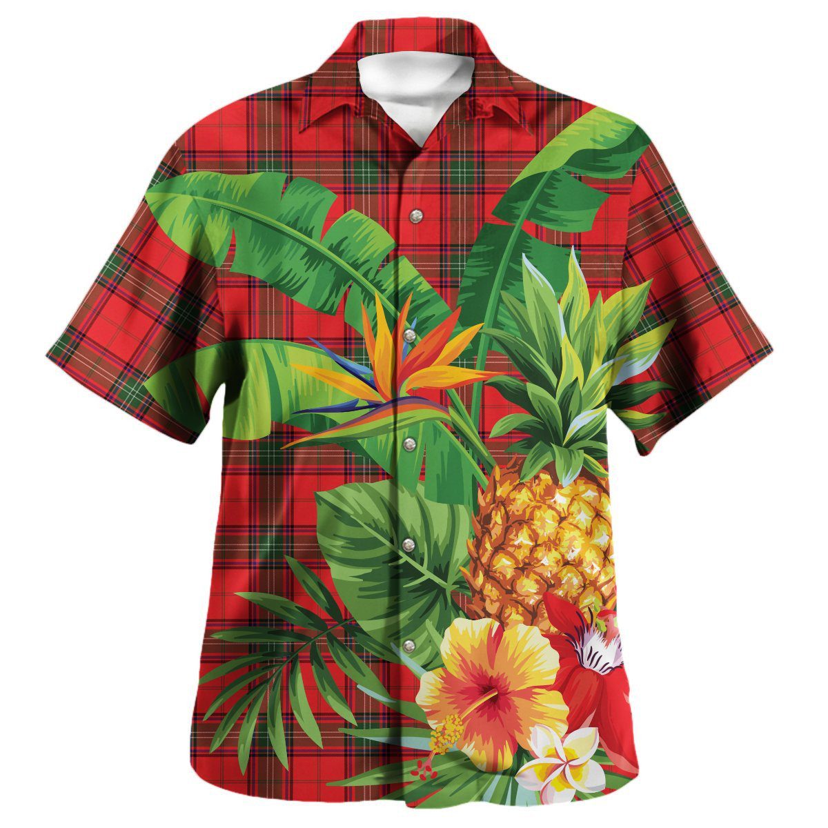 Seton Modern Tartan Aloha Shirt version 2