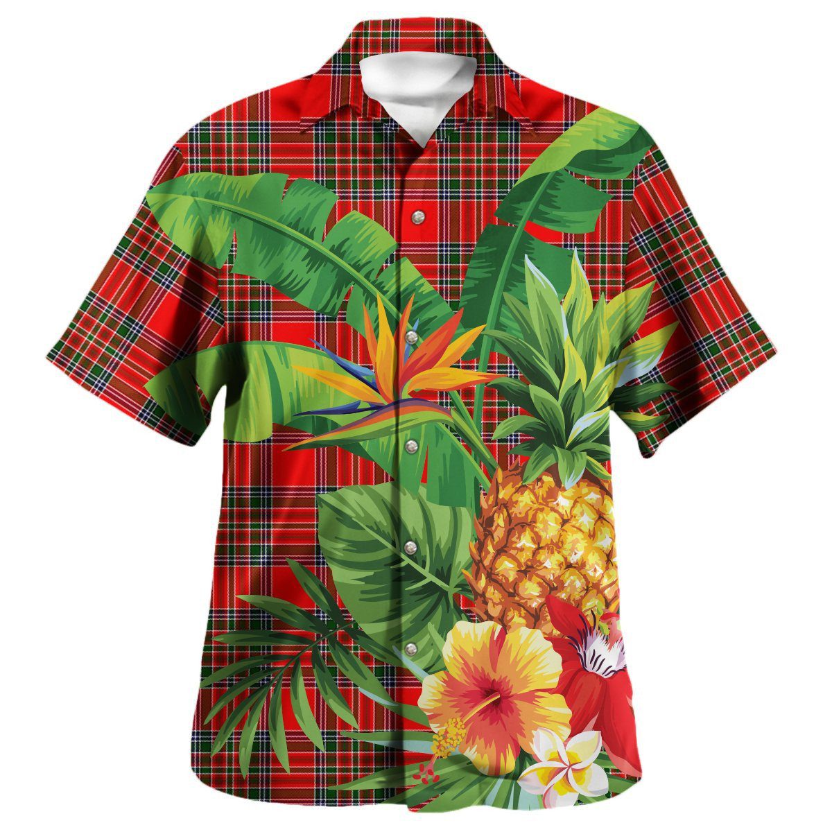 MacBean Modern Tartan Aloha Shirt version 2