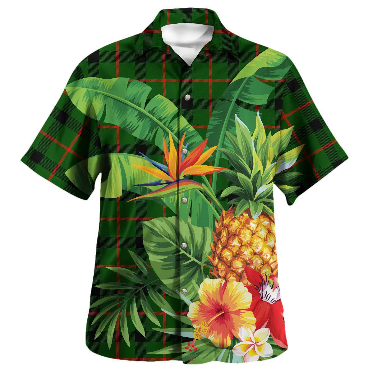 Kincaid Modern Tartan Aloha Shirt version 2