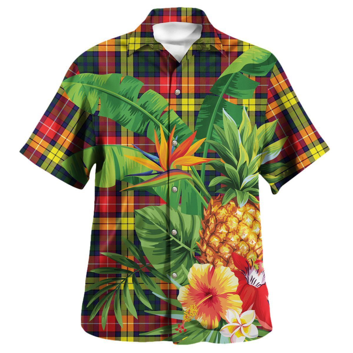 Buchanan Modern Tartan Aloha Shirt version 2
