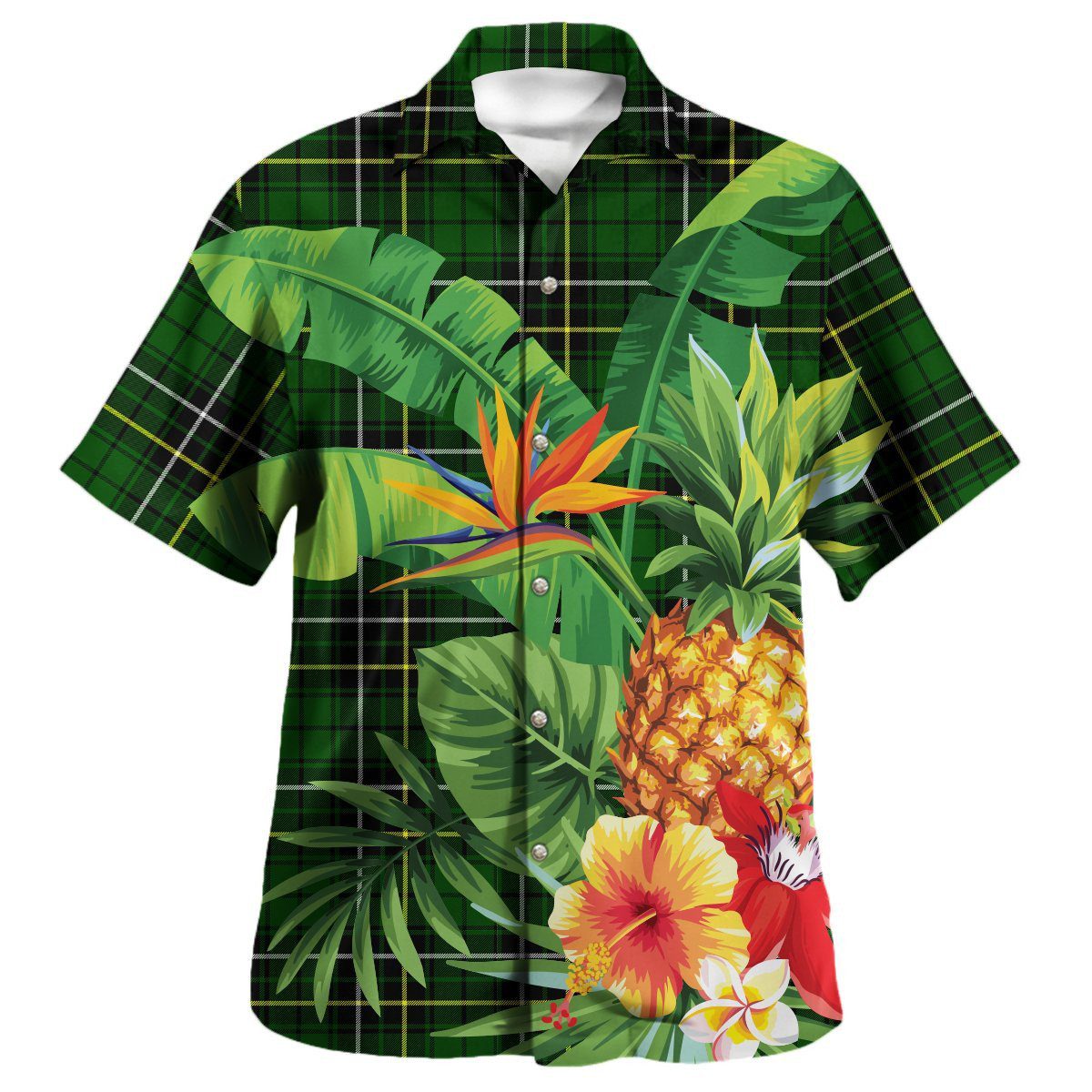 MacAlpine Modern Tartan Aloha Shirt version 2
