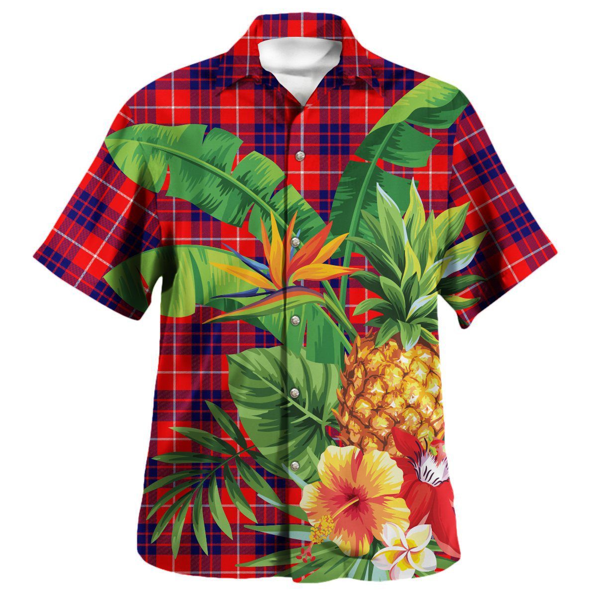 Hamilton Modern Tartan Aloha Shirt version 2