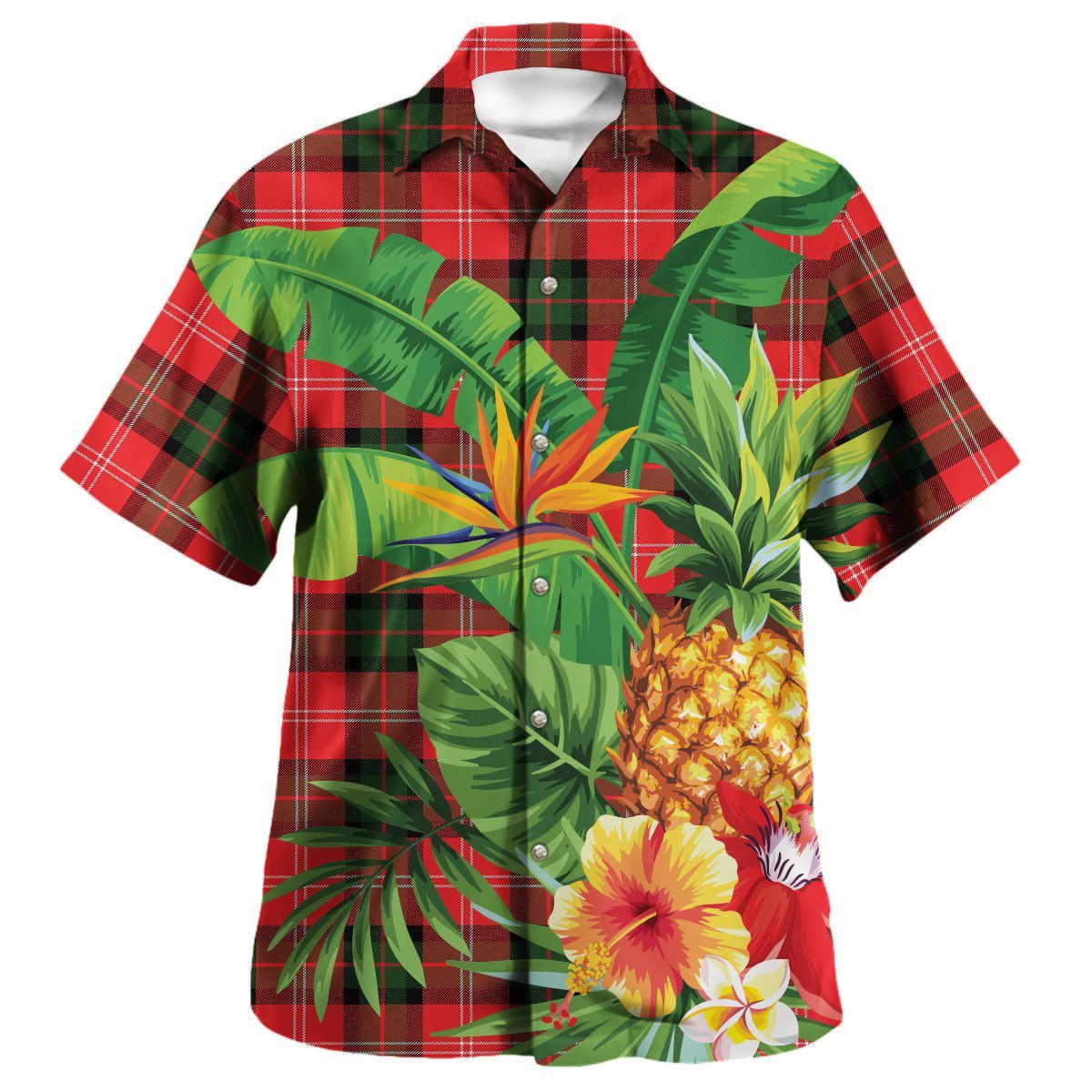 Nesbitt Modern Tartan Aloha Shirt version 2
